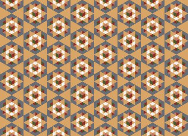 Tekrarlanan şekillerle soyut yaratıcı arkaplan