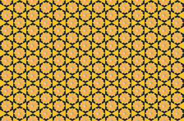 Altıgen desenli modern renkli arkaplan