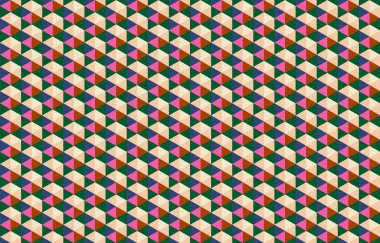 Altıgen desenli modern renkli arkaplan