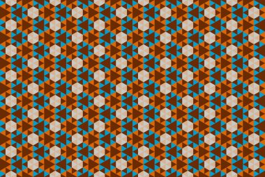 Tekrarlanan şekillerle soyut yaratıcı arkaplan