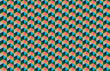 Tekrarlanan şekillerle soyut yaratıcı arkaplan