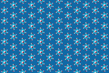 Altıgen desenli modern renkli arkaplan