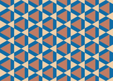 Altıgen desenli modern renkli arkaplan