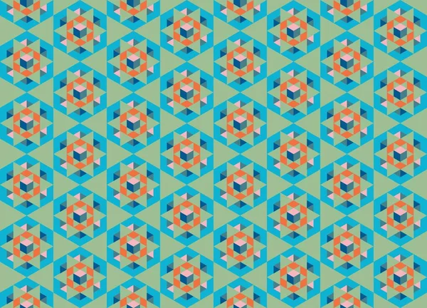 Altıgen desenli modern renkli arkaplan