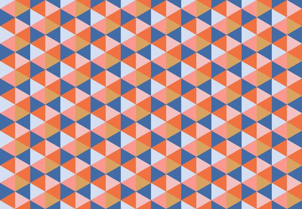 Abstract creative background with repeated shapes