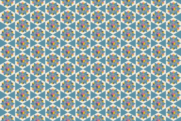 Altıgen desenli modern renkli arkaplan