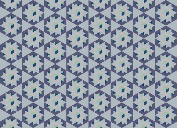 Abstract creative background with repeated shapes