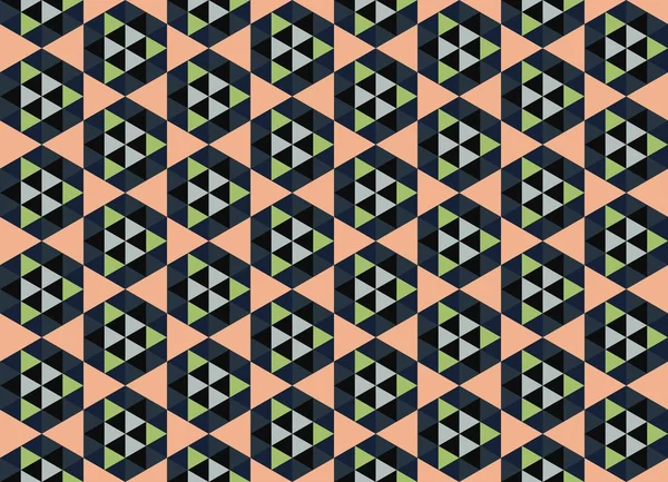 Altıgen desenli modern renkli arkaplan