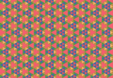 Altıgen desenli modern renkli arkaplan