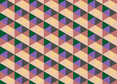 Altıgen desenli modern renkli arkaplan