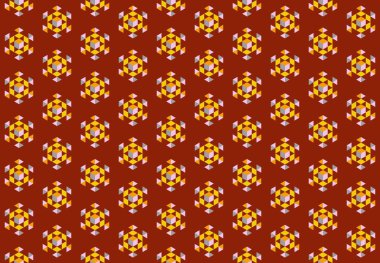 Altıgen desenli modern renkli arkaplan