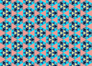 Altıgen desenli modern renkli arkaplan