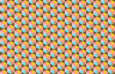 Altıgen desenli modern renkli arkaplan