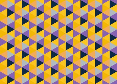 Altıgen desenli modern renkli arkaplan