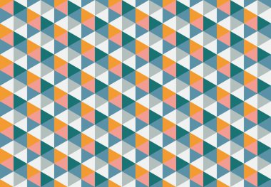 Altıgen desenli modern renkli arkaplan