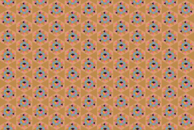 Altıgen desenli modern renkli arkaplan