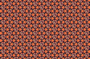 Altıgen desenli modern renkli arkaplan