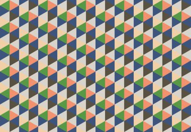 Altıgen desenli modern renkli arkaplan