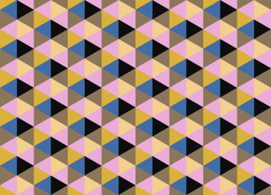 Altıgen desenli modern renkli arkaplan