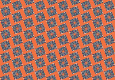 Tekrarlanan şekillerle soyut yaratıcı arkaplan