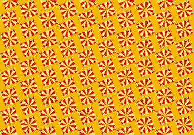 Altıgen desenli modern renkli arkaplan