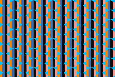 Tekrarlanan şekillerle soyut yaratıcı arkaplan