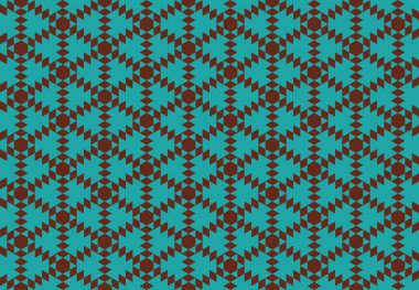 Tekrarlanan şekillerle soyut yaratıcı arkaplan