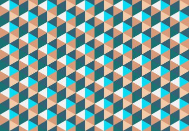 Altıgen desenli modern renkli arkaplan