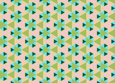 Altıgen desenli modern renkli arkaplan