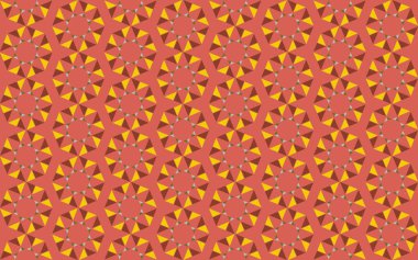 Tekrarlanan şekillerle soyut yaratıcı arkaplan