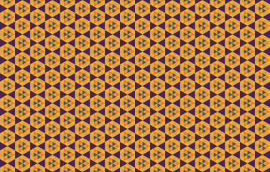 Altıgen desenli modern renkli arkaplan