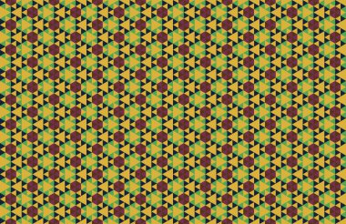 Tekrarlanan şekillerle soyut yaratıcı arkaplan