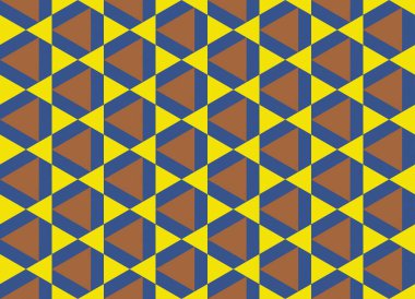 Altıgen desenli modern renkli arkaplan