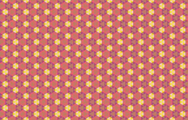 Altıgen desenli modern renkli arkaplan