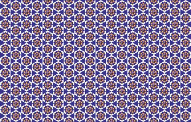 Tekrarlanan şekillerle soyut yaratıcı arkaplan