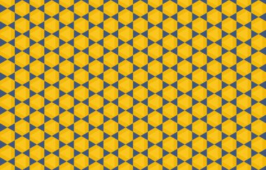 Altıgen desenli modern renkli arkaplan