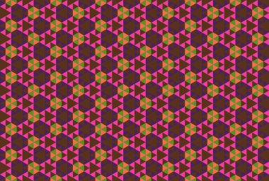 Altıgen desenli modern renkli arkaplan