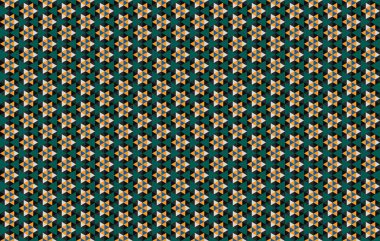 Altıgen desenli modern renkli arkaplan