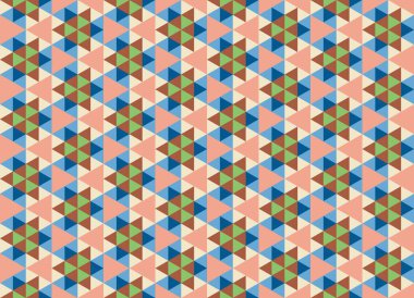 Tekrarlanan şekillerle soyut yaratıcı arkaplan