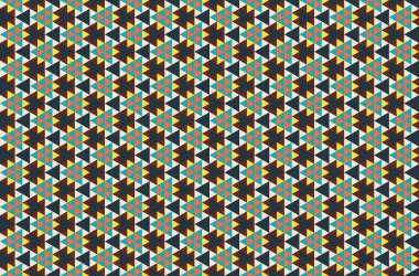 Tekrarlanan şekillerle soyut yaratıcı arkaplan