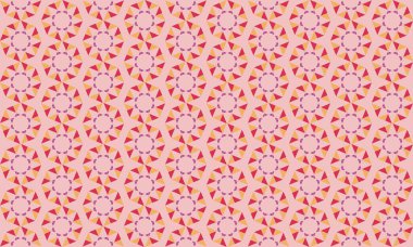 Tekrarlanan şekillerle soyut yaratıcı arkaplan