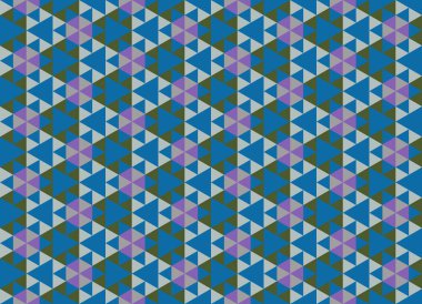 Altıgen desenli modern renkli arkaplan