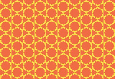 Tekrarlanan şekillerle soyut yaratıcı arkaplan