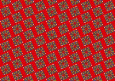 Altıgen desenli modern renkli arkaplan