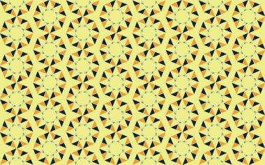 Altıgen desenli modern renkli arkaplan