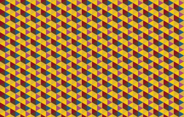 Altıgen desenli modern renkli arkaplan