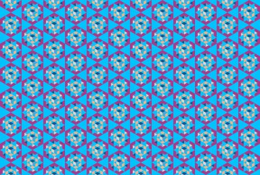 Tekrarlanan şekillerle soyut yaratıcı arkaplan