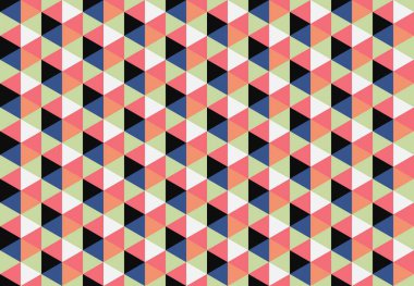 Altıgen desenli modern renkli arkaplan