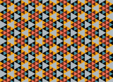 Tekrarlanan şekillerle soyut yaratıcı arkaplan