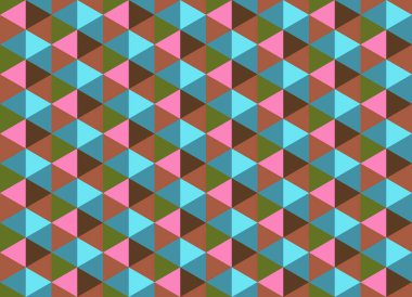 Altıgen desenli modern renkli arkaplan